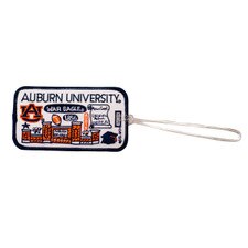 AU collage luggage tag